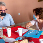 Typical pair work to develop content