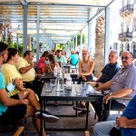 Discussions during the break