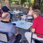 Working on an open place (due to COVID-19 restrictions)